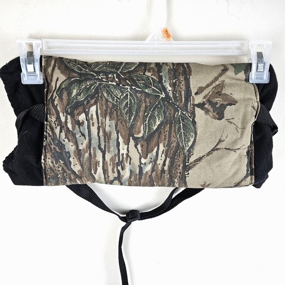 Vintage 90s Realtree Camo Hunting Hand Warmer Muff Waist Strap Adjustable